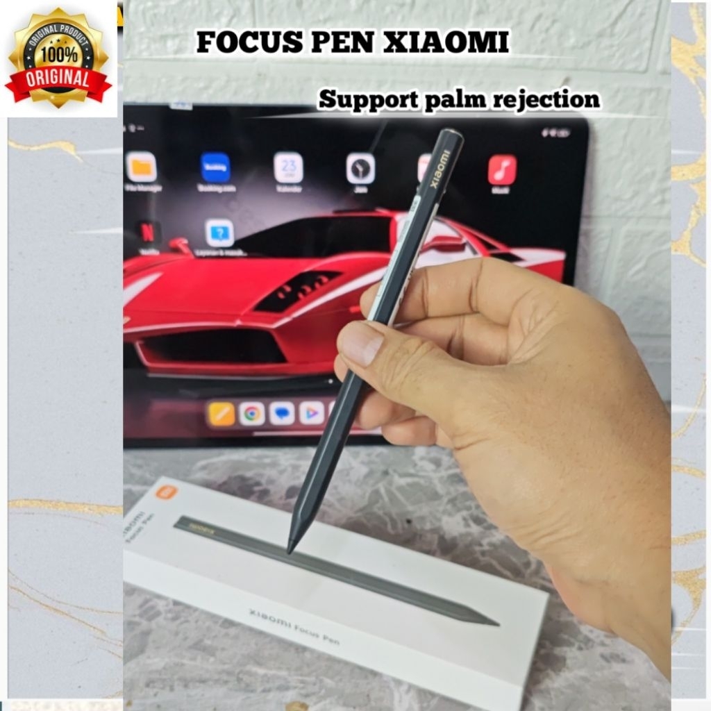 Smart Pen Xiaomi Focus Pen Original Mi Pad 6S Pro Mi Pad 7 Second Like New Stylus Aktif Nyaman Nulis