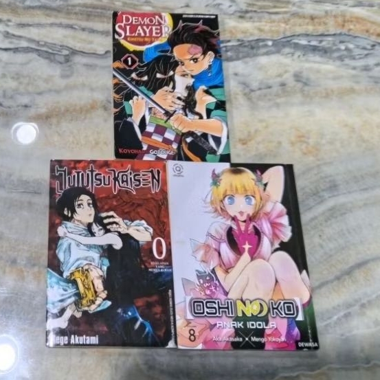 [PRELOVED] Komik (JJK, KNY, ONK)