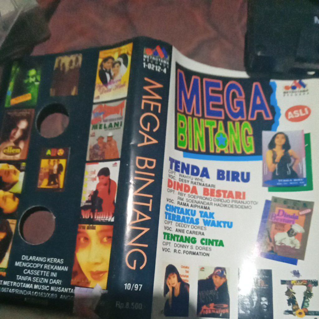 kaset pita MEGA BINTANG L479