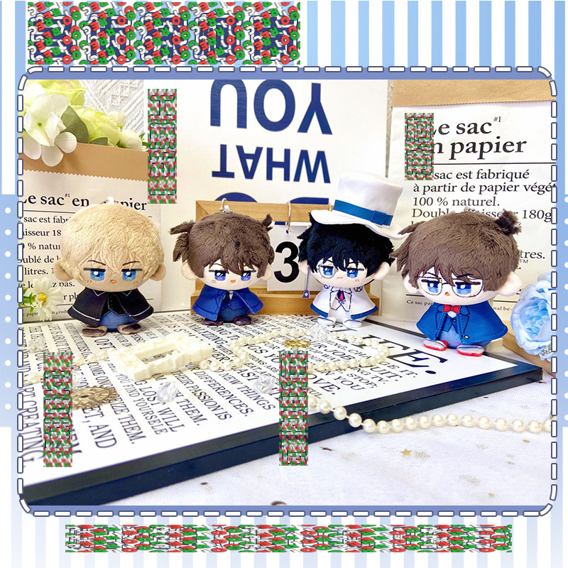 Boneka Detective Conan Doll Shinichi Kudo Doll Kaito Kuroba Doll Conan Edogawa Doll Rei Furuya Doll 