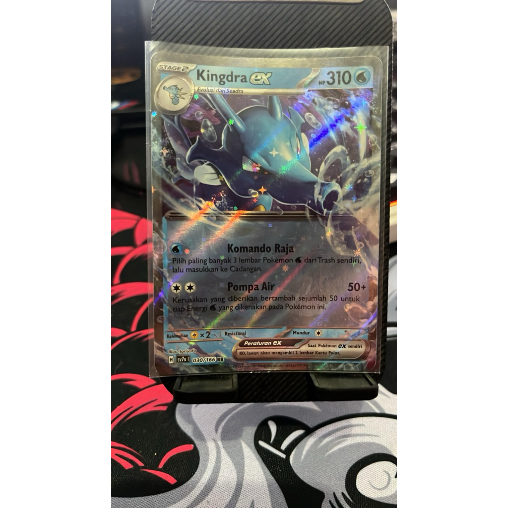Kartu Pokemon Kingdra EX 030/166 RR Pokemon TCG Indonesia
