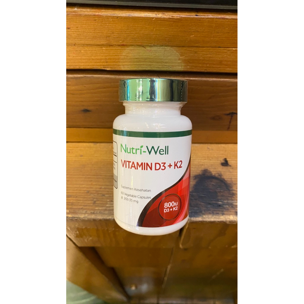 NUTRIWELL VITAMIN D3 800 IU + K2