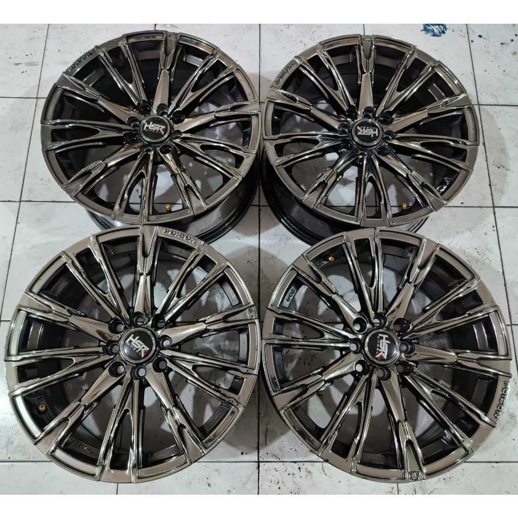 VELG BEKAS HSR SENORITA R17 PCD 4X100/114 RAIZE ROCKY FREED VIOS YARIS DLL