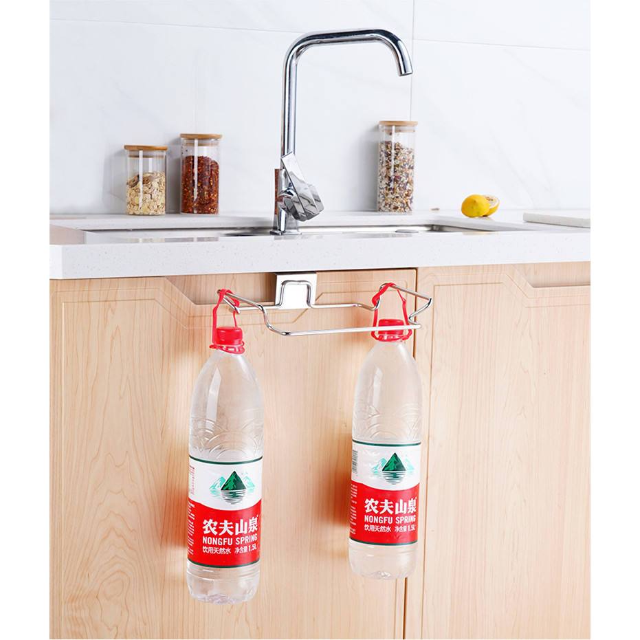Gantungan Kantong Sampah Portable Kitchen Trash - Rak Plastik Sampah Gantung Pintu Lemari Dapur