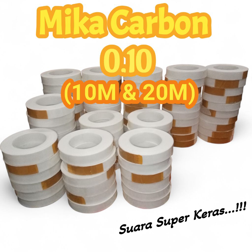 Mika layangan/mika sawangan 0.10 panjang 10M & 20M