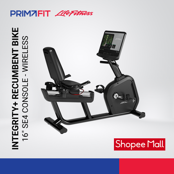 Life Fitness Integrity+ Recumbent Bike - Sepeda Statis