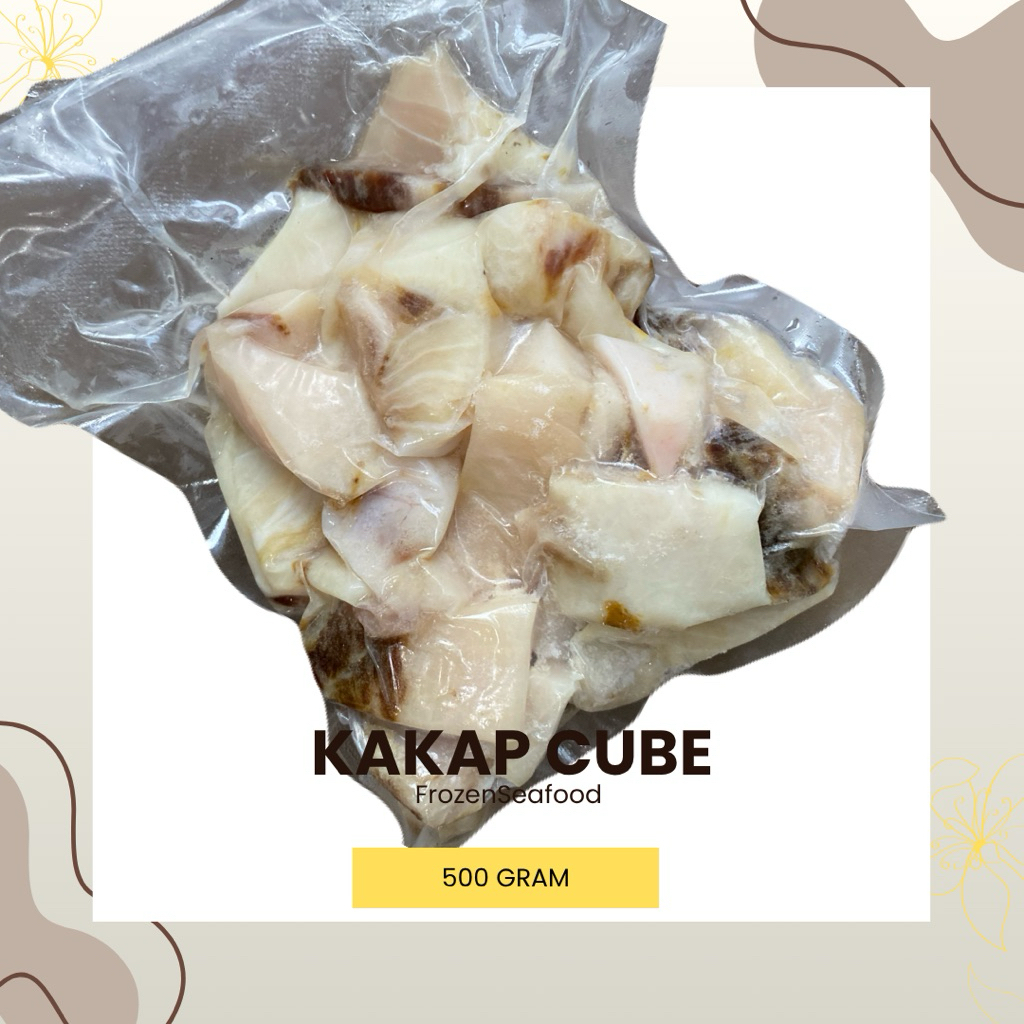 KAKAP CUBE FILLET SKINLESS 500 GRAM | KAKAP FILLET | KAKAP POTONGAN | KAKAP TANPA KULIT |