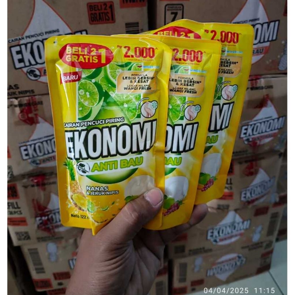 1 Dus Ekonomi Sabun Cuci Piring 2000 Isi 36pcs