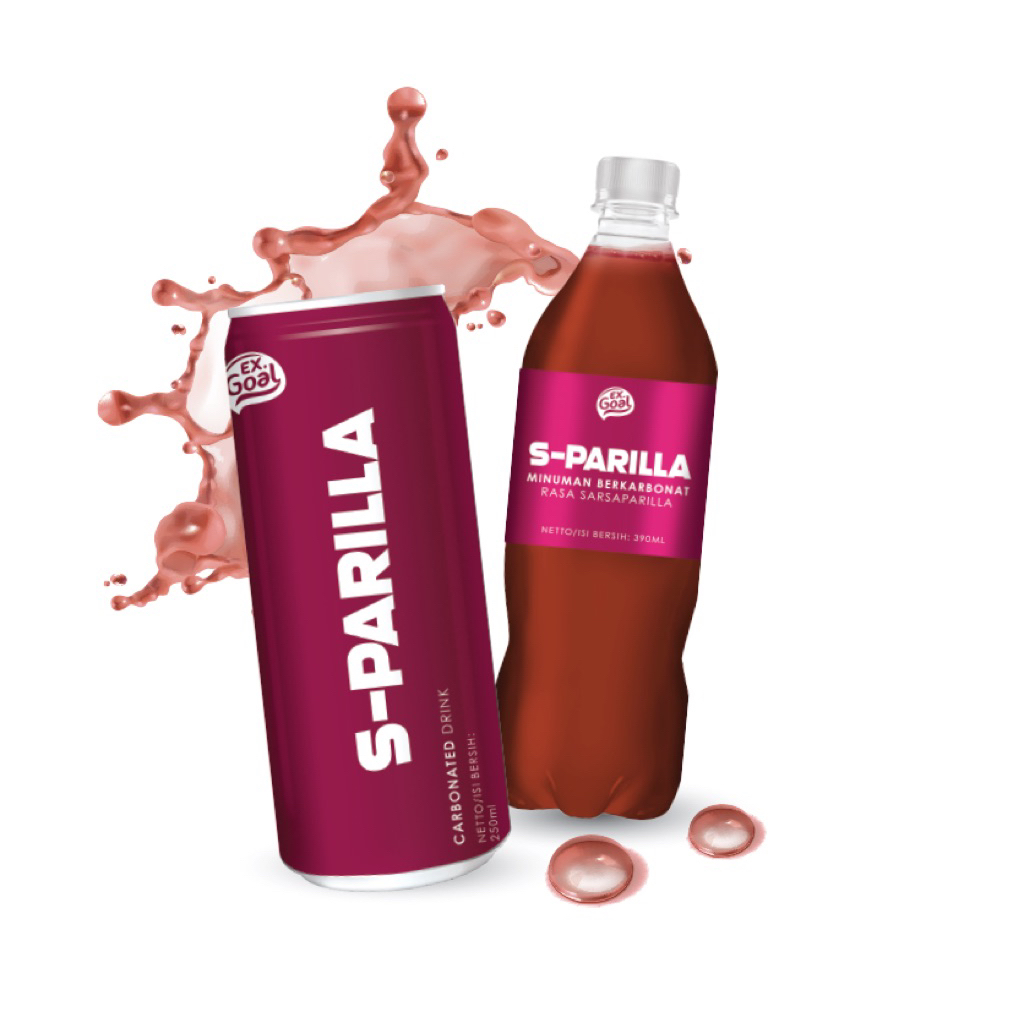 Minuman berkarbonat S-PARILLA EX GOAL