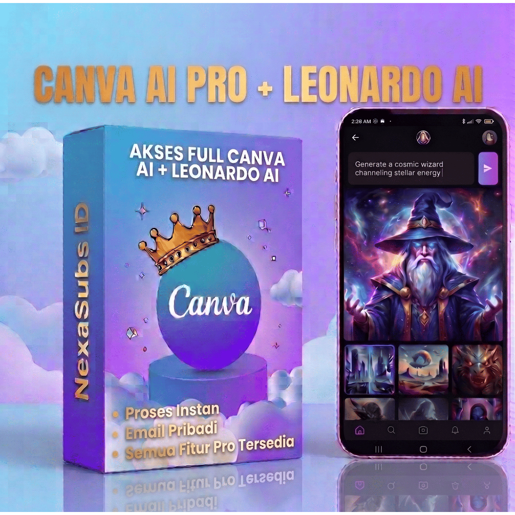 999.999++ Template Canva AI Pro + Leonardo AI | Private Dan Bergaransi