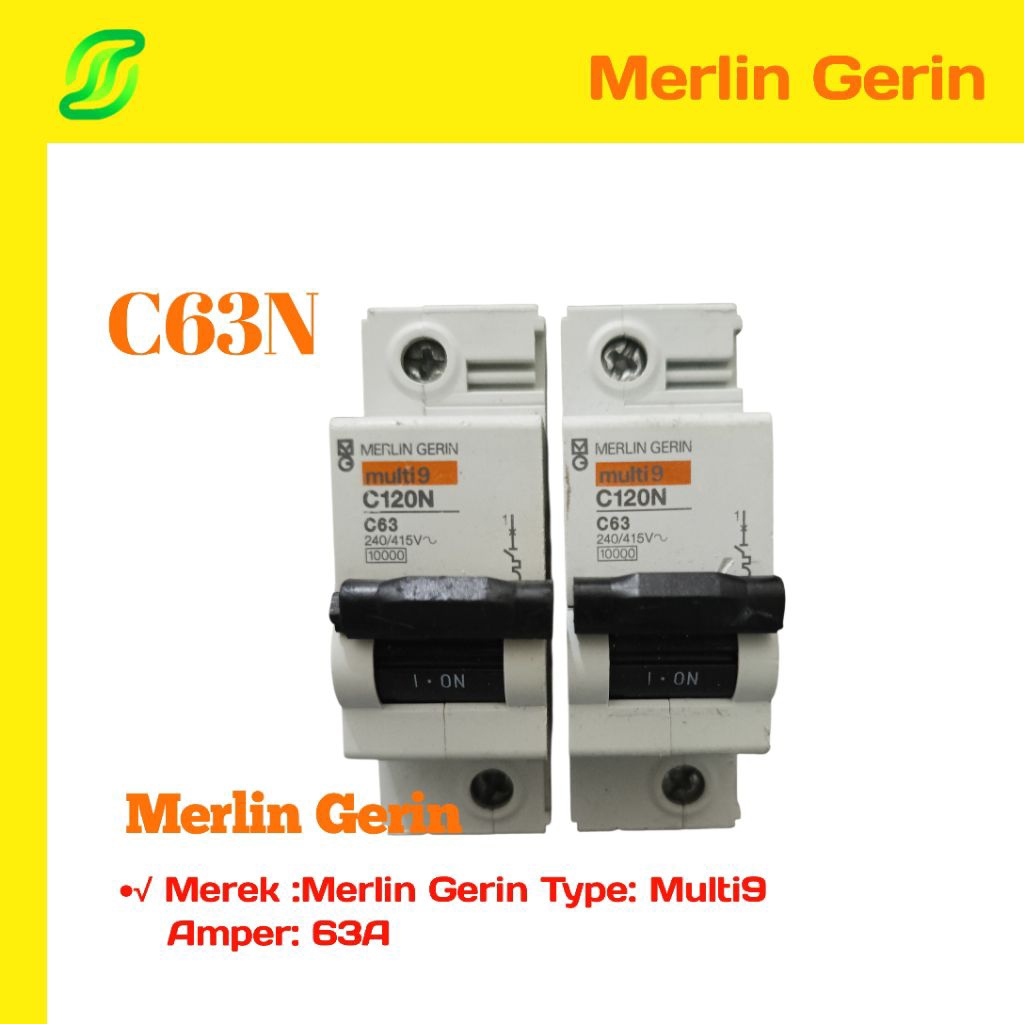 MCB MERLIN GERIN 1P 63A