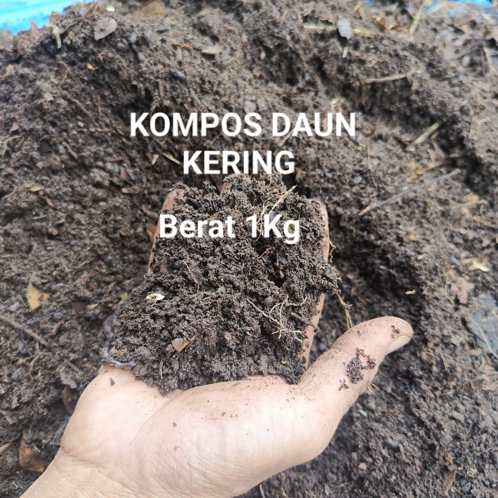 1Kg Media Tanam Kompos Daun Kering