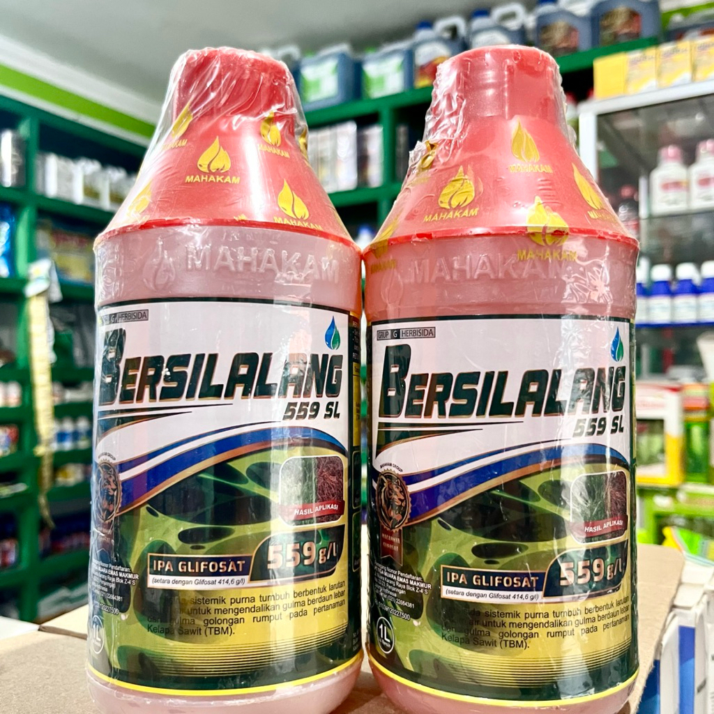 Herbisida Bersilalang 559SL 1L Racun Rumput Sistemik Ampuh Pembasmi Gulma Alang-Alang Teki Daun Leba