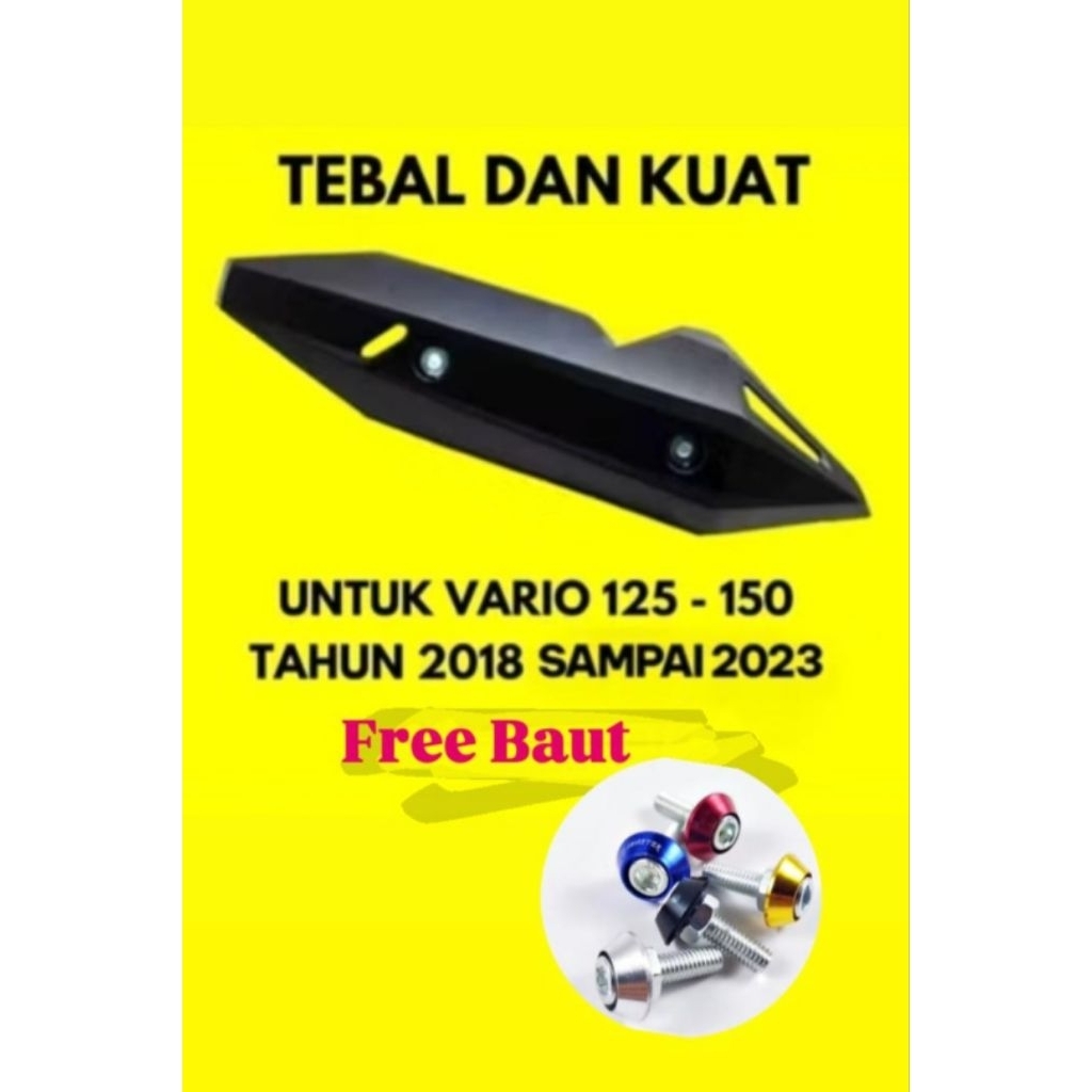 Cover Knalpot Motor Vario 125 New - Vario 150 New Tahun 2018 2019 2020 2021 2022 2023