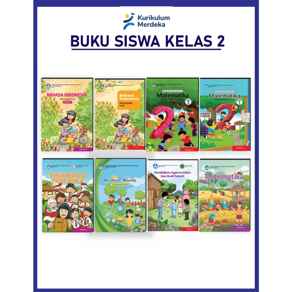 Buku Paket Kelas 2 SD Kurikulum Merdeka