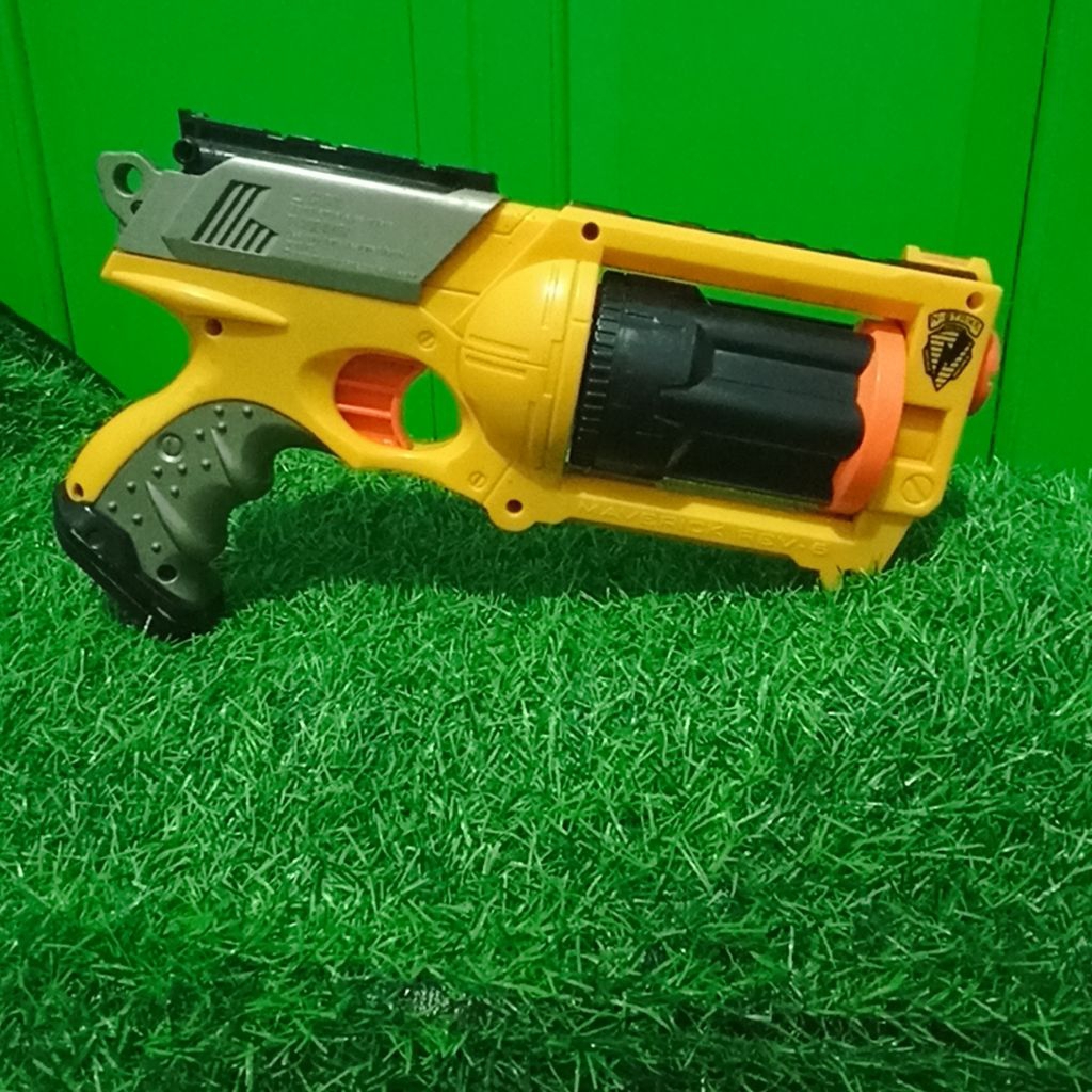 Nerf N-Strike Maverick REV-6 Original Hasbro Mainan Tembak Soft Bullet Bekas Seken