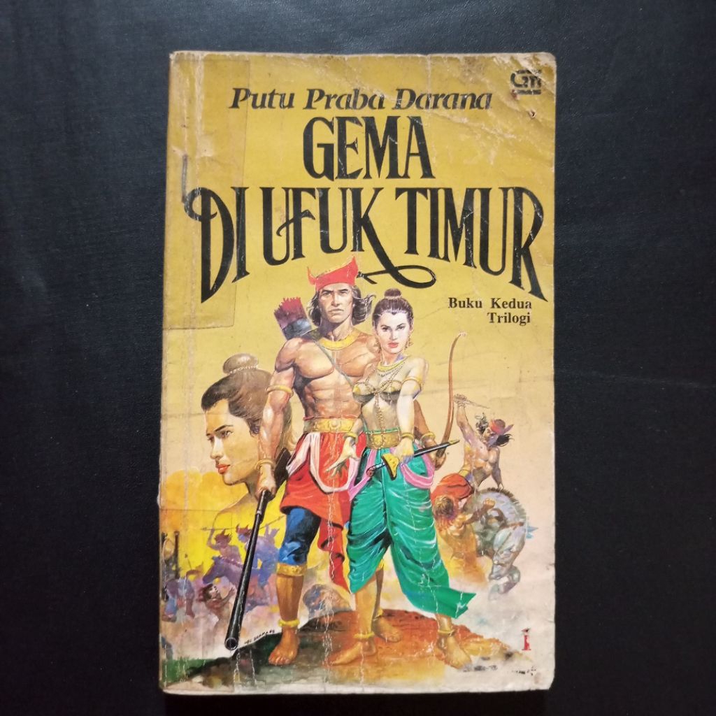 Novel Indonesia Gema di Ufuk Timur Buku Kedua Trilogi / Putu Praba Darana / Gramedia GM / Buku Sastr