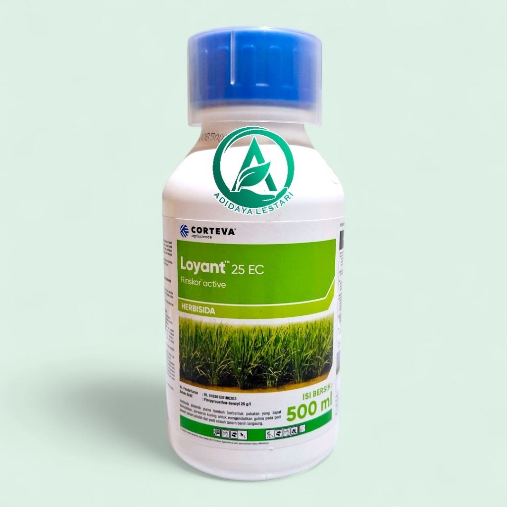 Corteva_Herbisida Loyant 25 EC_500 ml_Pembasmi Gulma Padi Sawah & Rumput Teki Rinskor Active (AL)