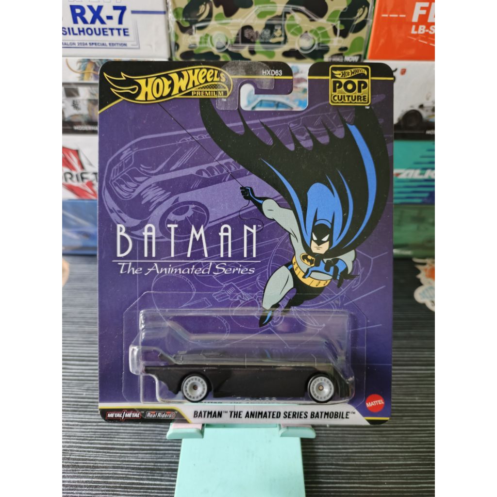 HOT WHEELS PREMIUM POP CULTURE BATMAN "THE ANIMATED SERIES BATMOBILE"