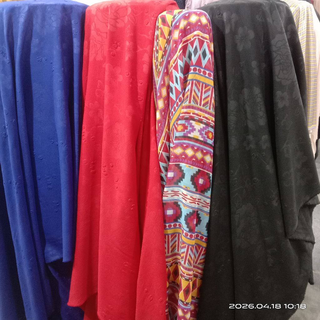 HARGA/0,5 M |KAIN LADY ZARA EMBOSS|KAIN LADY ZARA PREMIUM|BAHAN CREPE EMBOSS METERAN|BAHANCREPEMOTIF