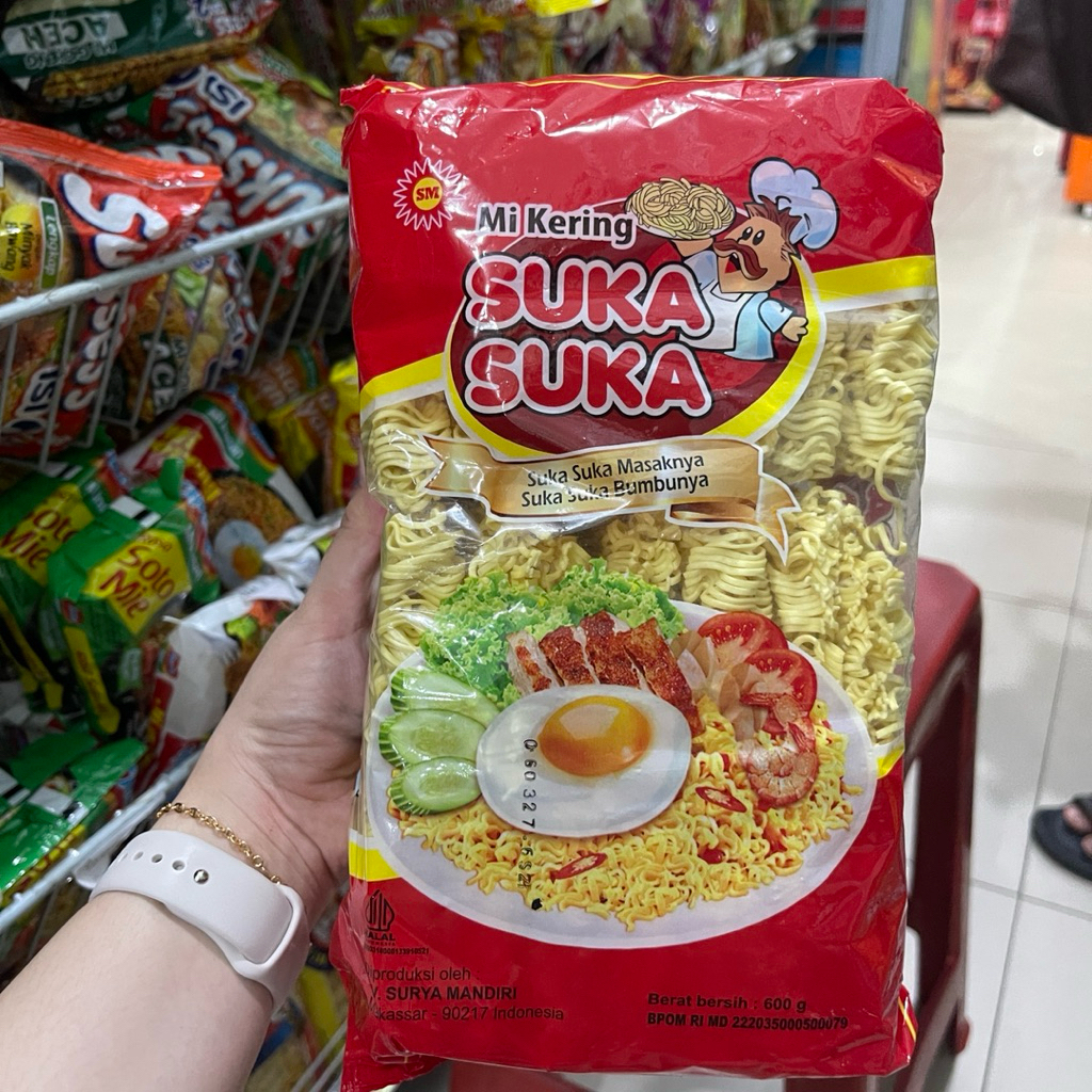 MI KERING SUKA SUKA 600 gr/ mie telur telor