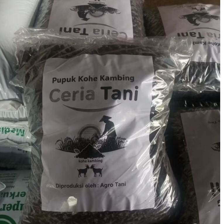 Pupuk Kohe Kambing Murni / Pupuk Kandang Kambing Murni / Media Tanam Pupuk Kandang