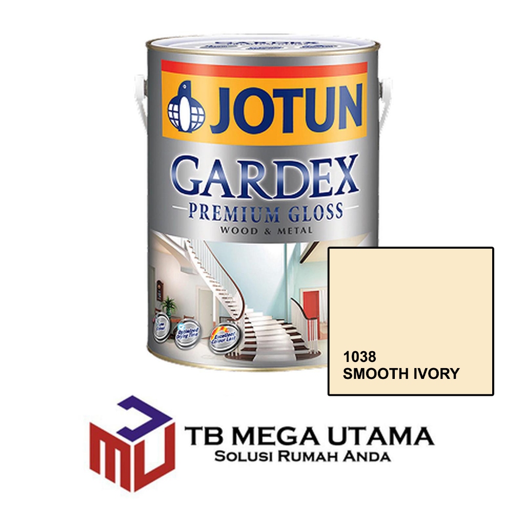 Jotun Gardex Semi Gloss 1038 Smooth Ivory 5 Liter | A | Cat Kayu dan Besi