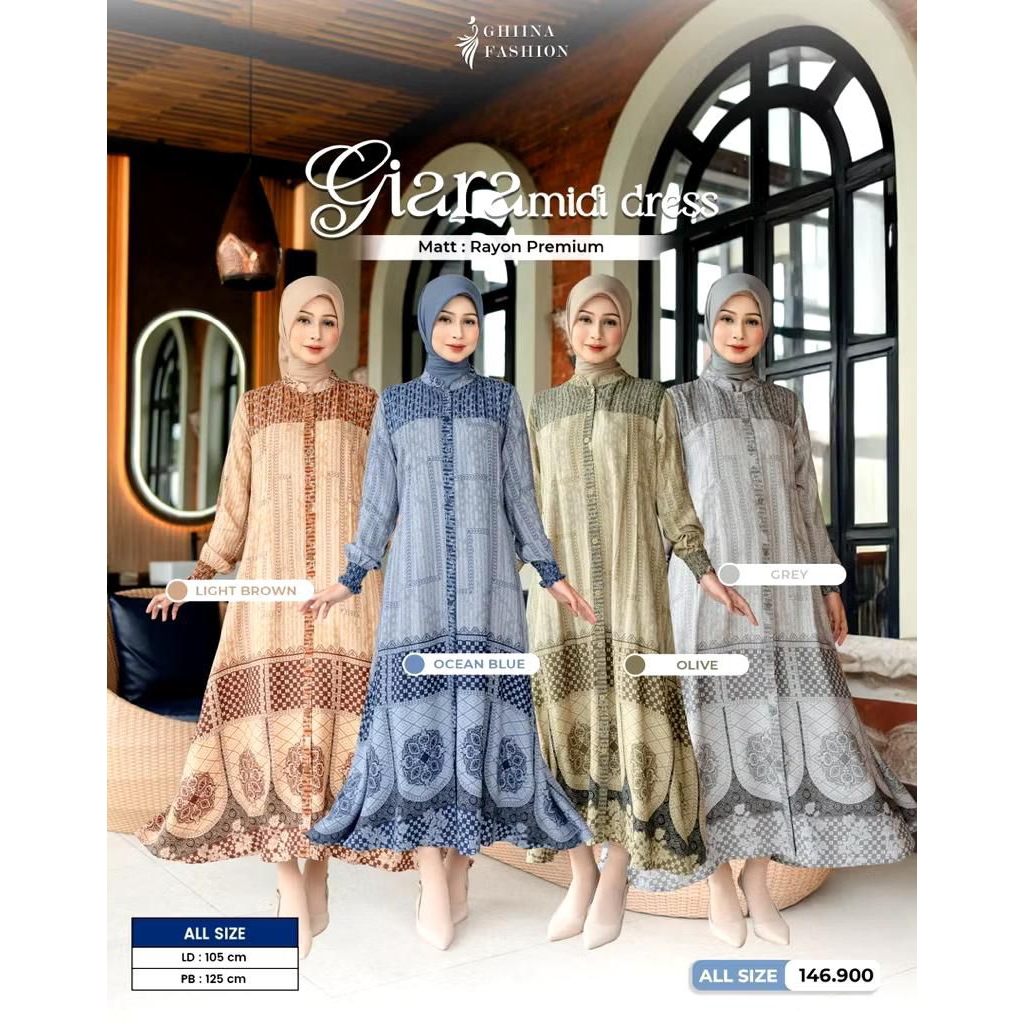GIARA DRESS & MIDI DRESS BY GHINA FASHION