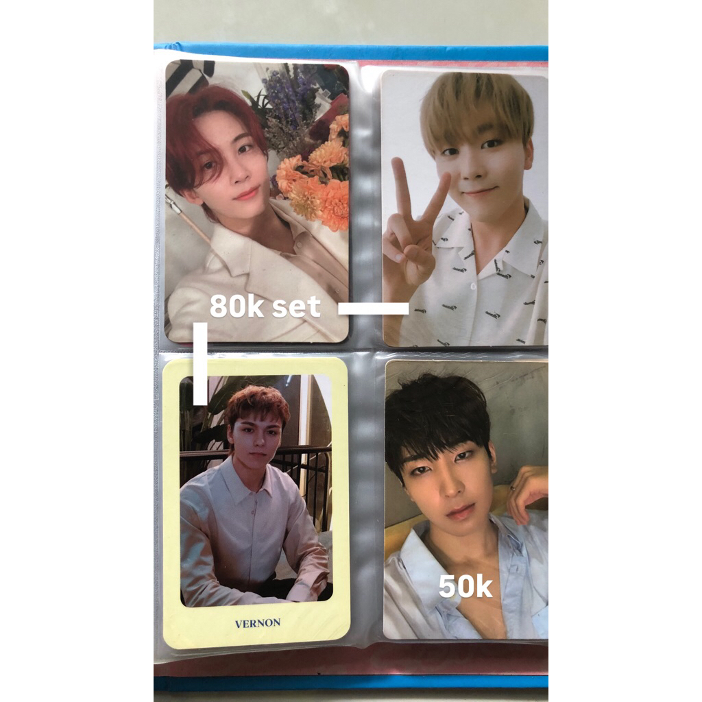 OFFICIAL PHOTOCARD SEVENTEEN JEONGHAN SEUNGKWAN VERNON WONWOO AN ODE YOUR CHOICE ODE TO YOU YOU MADE
