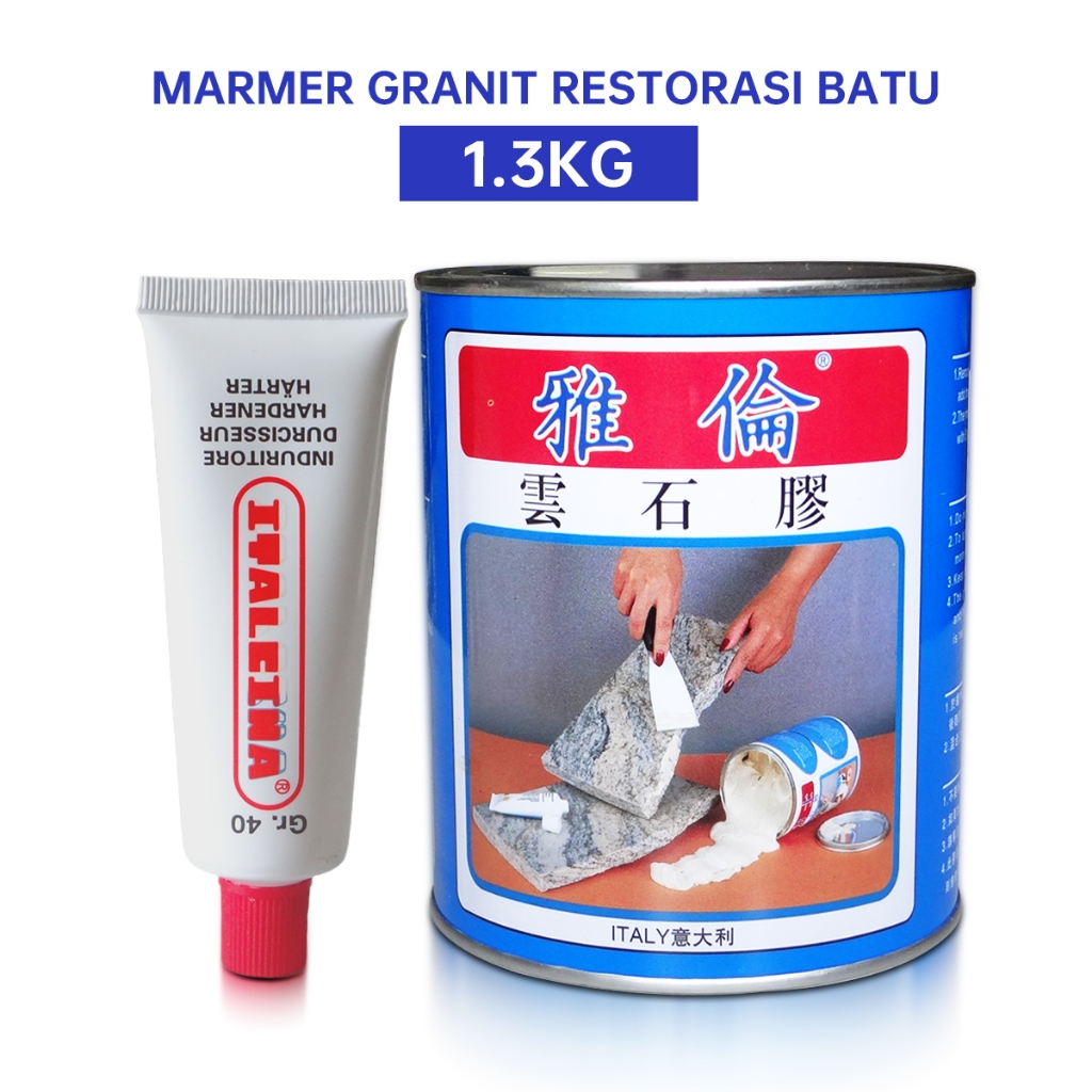 Lem Batu Marmer Lem Batu Alam Super Kuat  1.3kg