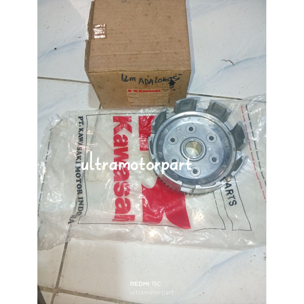 Rumah kampas kopling rumah mangkok kopling atau housing comp clutch kawasaki zx130 zx 130 original 1