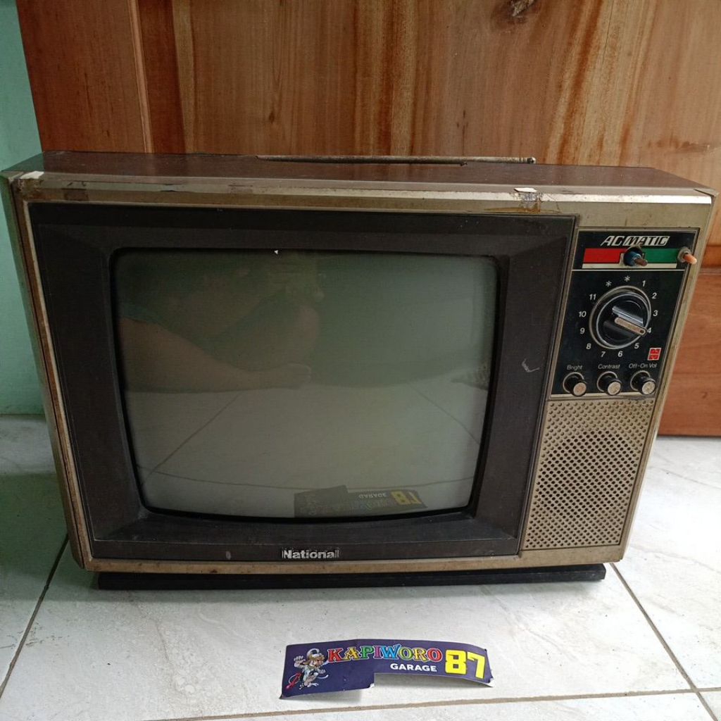 tv national AC matic vintage