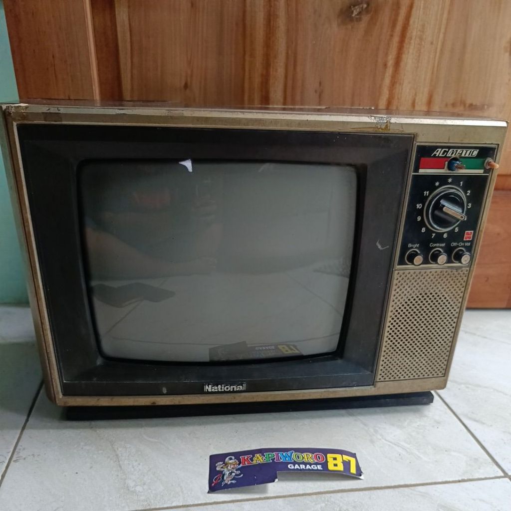 tv national AC matic vintage