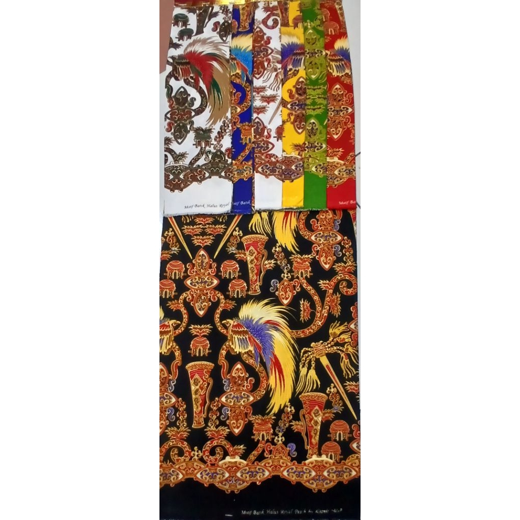 kain batik asli indonesia bahan polyster motif papua