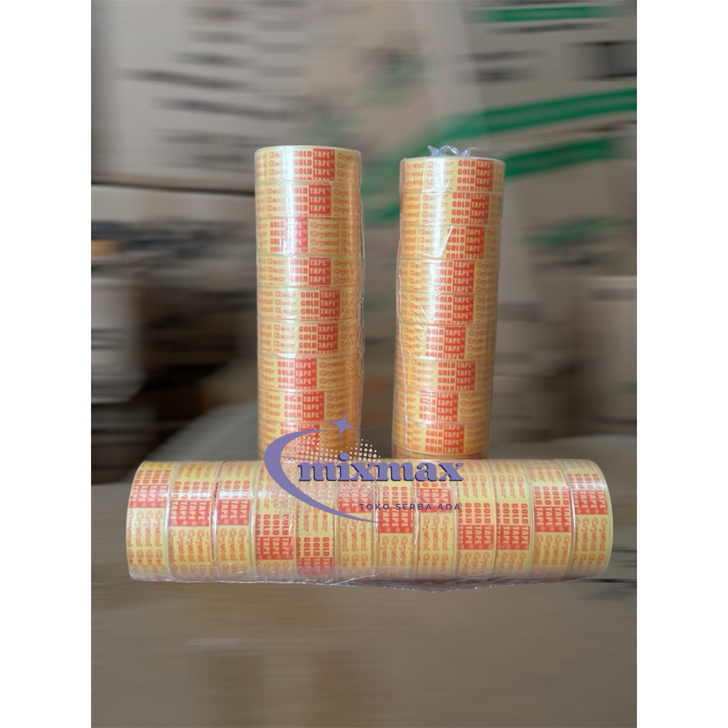 ISOLASI BENING GOLD TAPE / ISOLASI KADO / GOLDTAPE