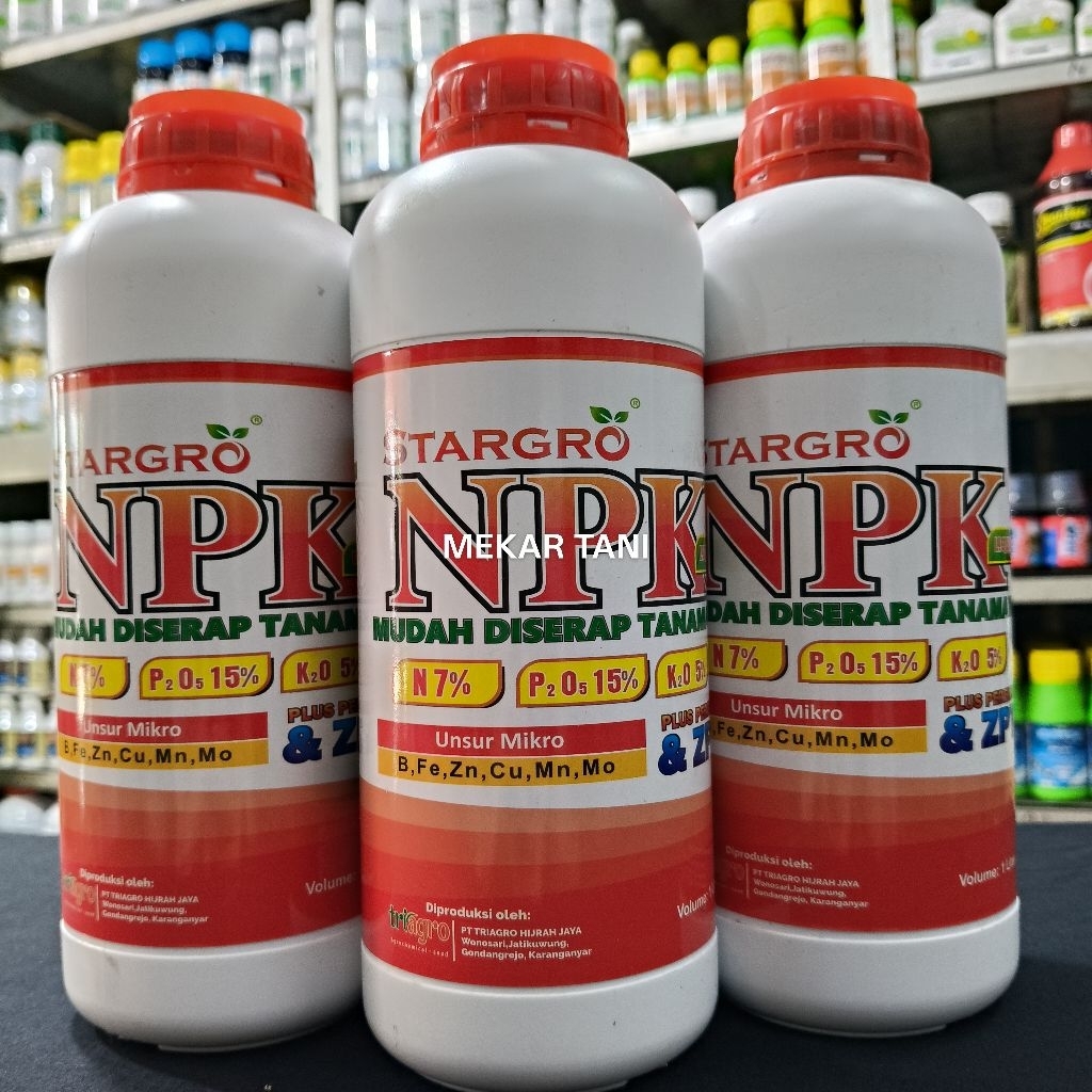 NPK Cair Stargrow - 1L Pupuk Pelengkap Perangsang Akar Daun Dan Buah