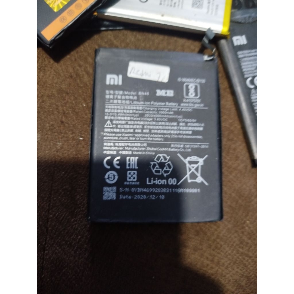 baterai original copotan redmi 7/Redmi note 8(BN46