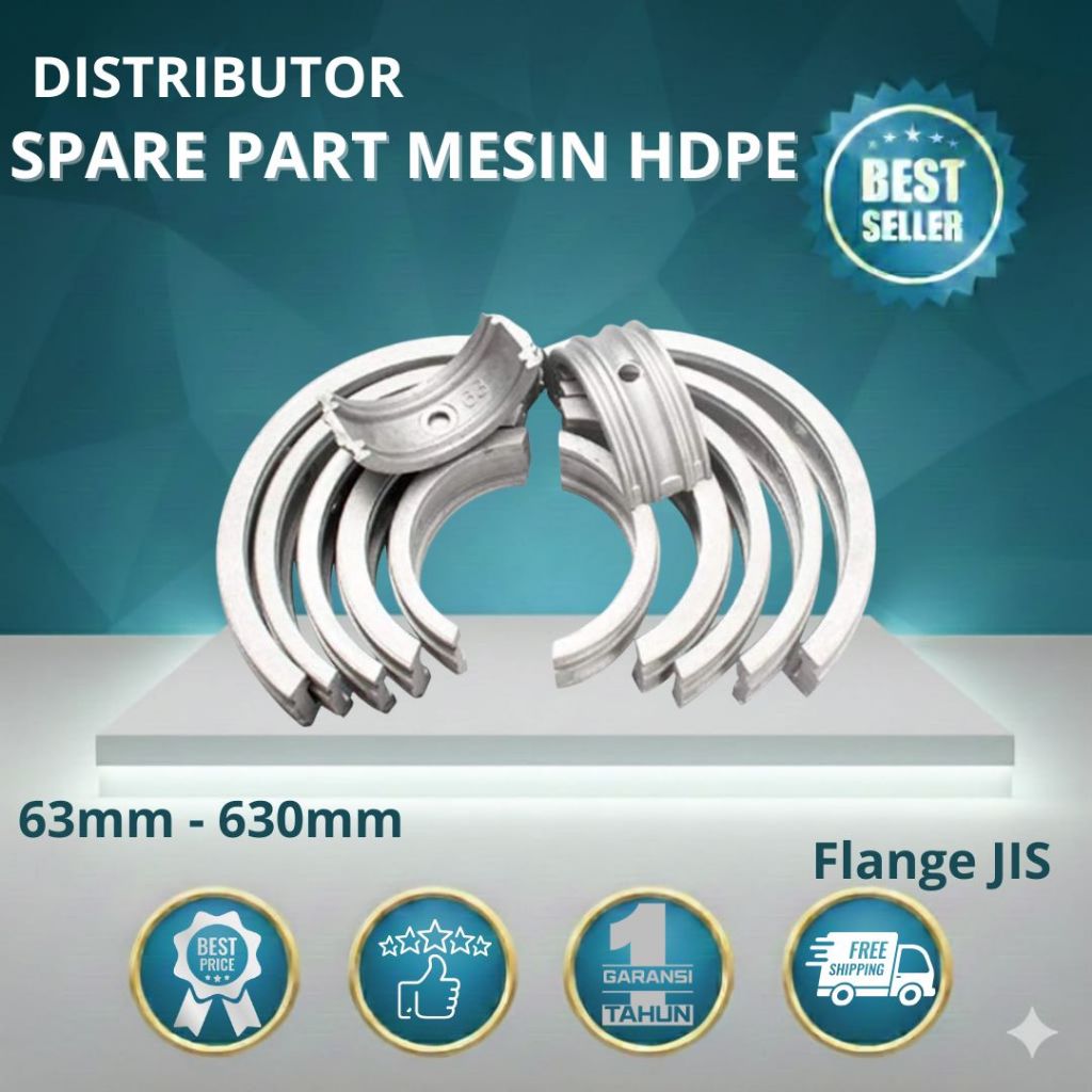 Insert Clamp Mesin Hdpe 4 Inch | Spare Part Hdpe