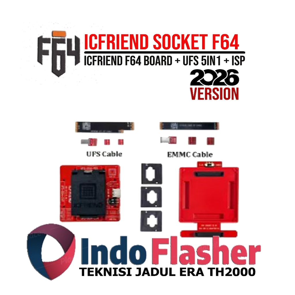 ICFriend F64 Board + UFS 5IN1 + ISP - Socket UFS F64 Box Lite Ultra