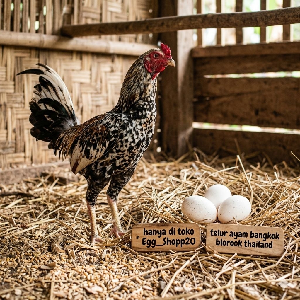 Telur Fertil Telur Tetas Ayam Bangkok Blorook Thailand Ori Egg_shopp20