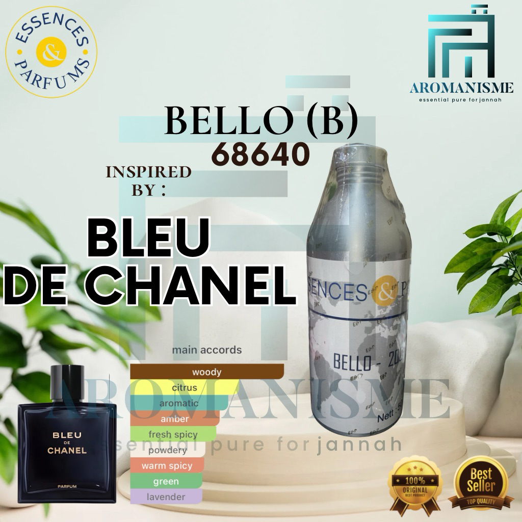 Bibit Parfum Chanel Bleu By Essences Bello Grade B Segel 500Gram