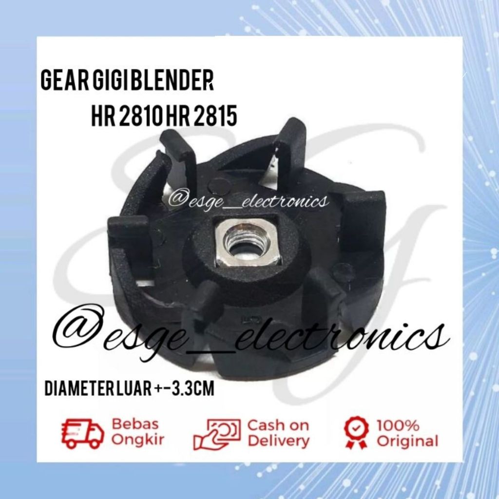 GIGI BLENDER  HR 2815 GEAR PLASTIK KOPEL BLENDER  HR 2810 HR 2815 GIGI UPPER HR-2810 HR-2815