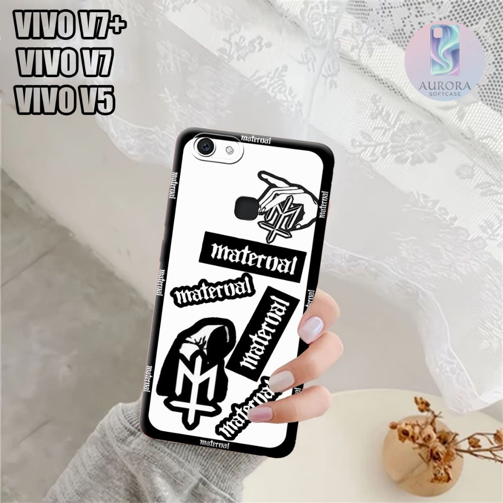 Case Hp Vivo V7 Plus Vivo V7 Vivo v5 Plus - Softcase - Motif Keren - K031 - Case Procamera - Protect