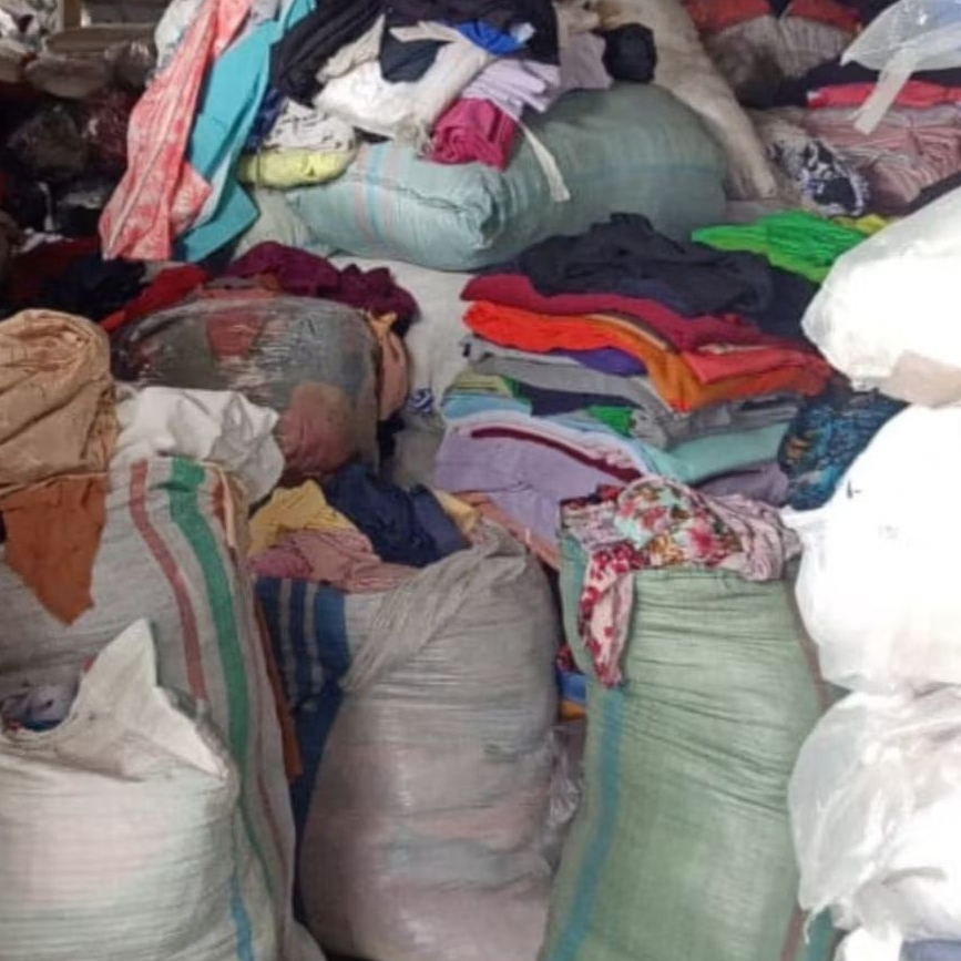 Kain Kiloan 1KG Murah. Polos & Motif.