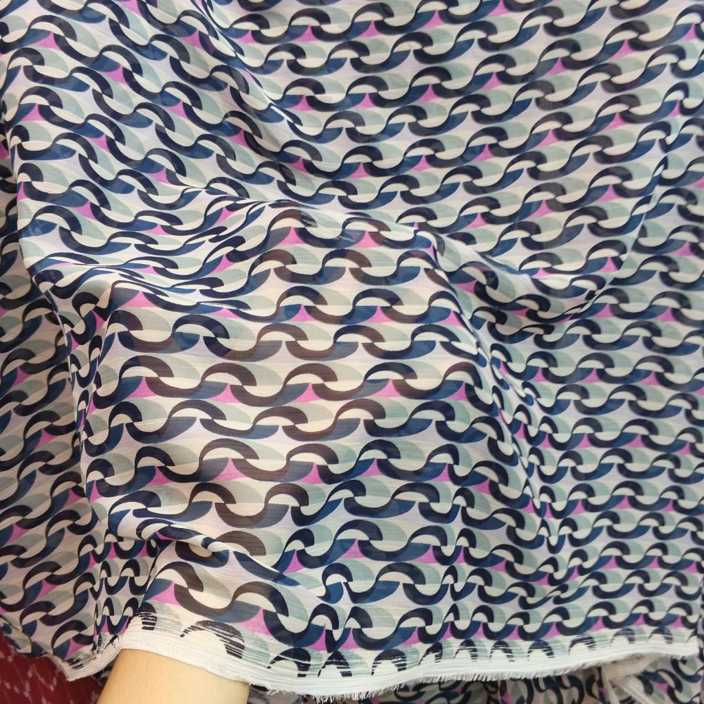 kain sifon yoryu motif meteran - kain sifon premium motif - bahan sifon motif meteran - [harga/0,5m]
