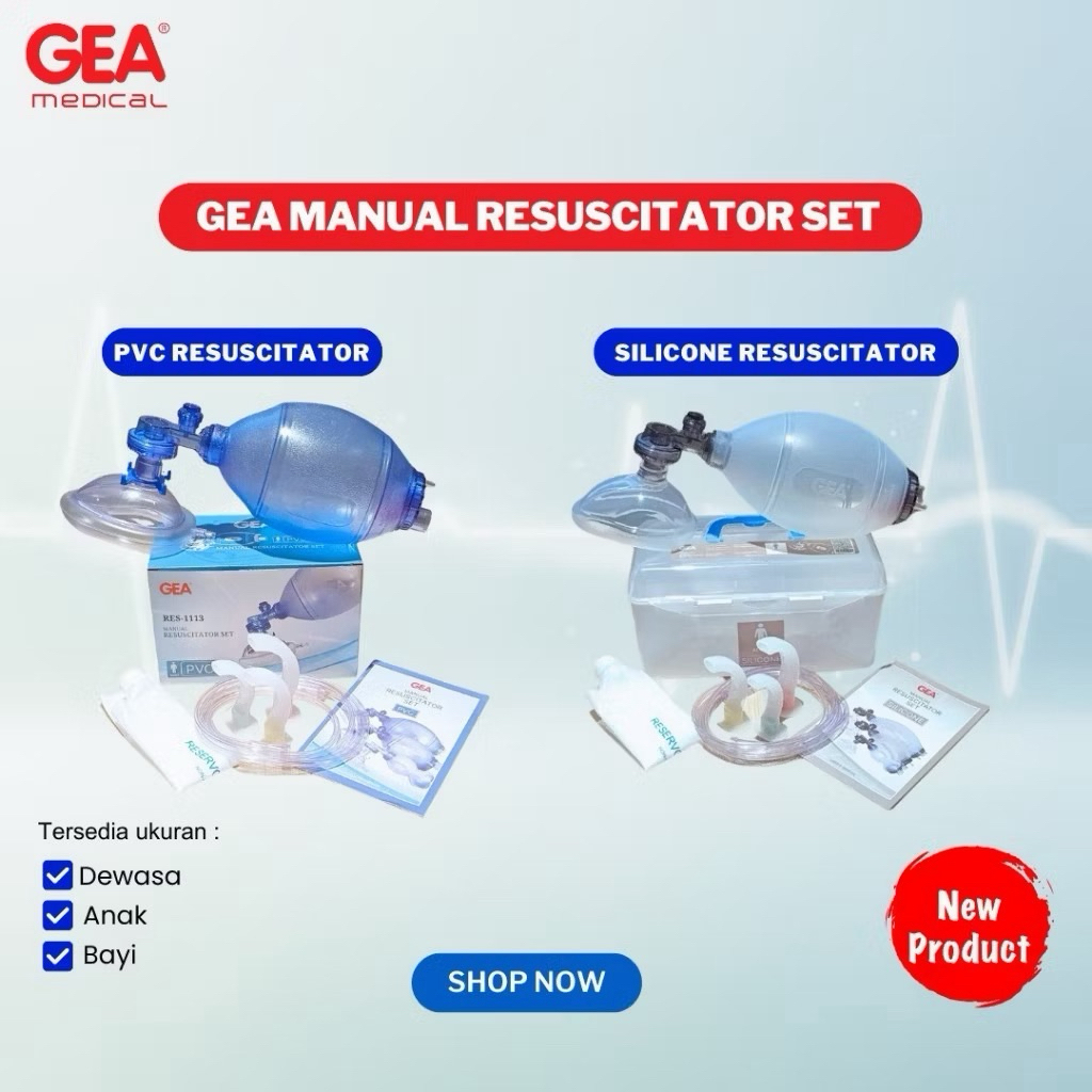 Ambubag / Disposible Resusicitator Set / Ambubag Anak / Ambubag Dewasa / Ambubag Bayi / Ambubag MRM