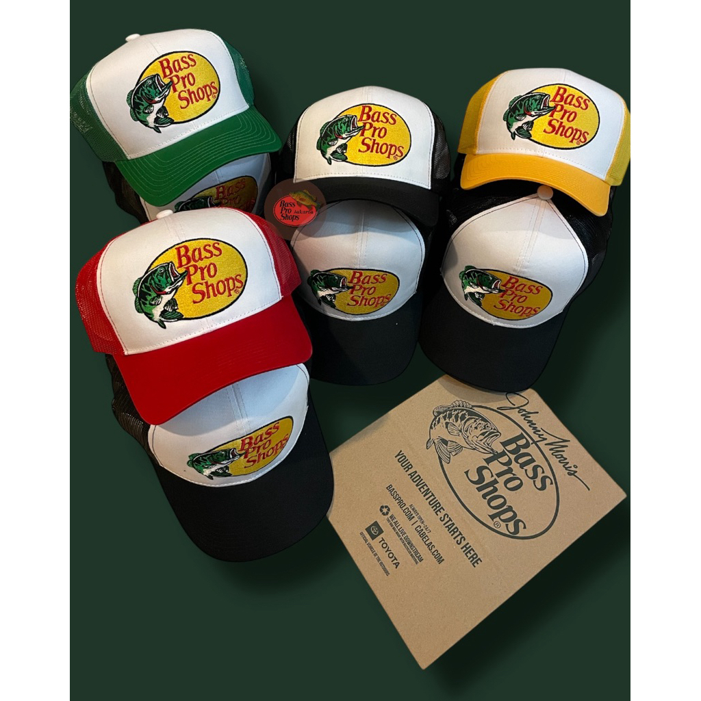 Bass pro shops cap / topi bass pro shops original Versi Bordir