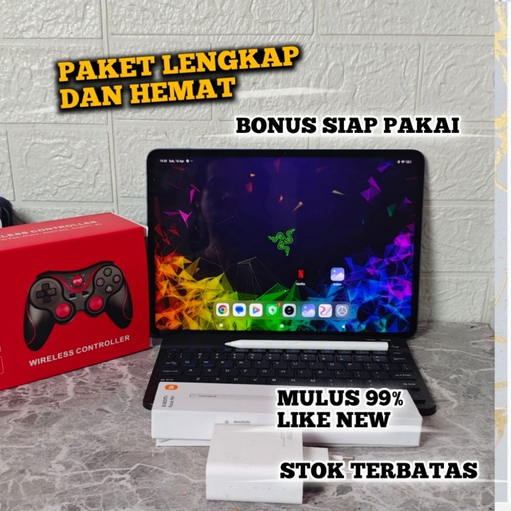 Mi Pad 6S Pro Second Mulus 98 Persen Bonus Lengkap Keyboard Pen Ori Joystick Stok 1 Siapa Cepat Dia 