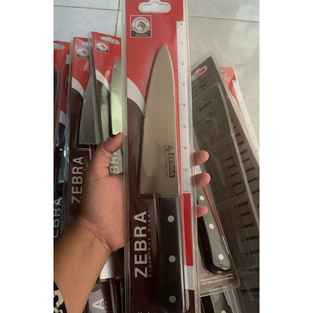 pisau zebra pisau chef knife 7