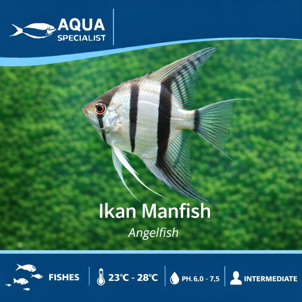ikan hias layang layang / ikan manfish size S ke M